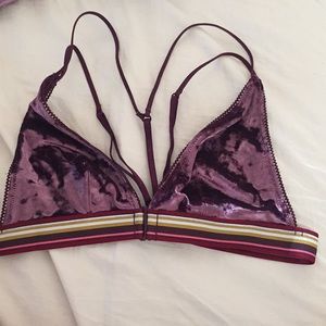 Victoria’s Secret Purple velvety bralette